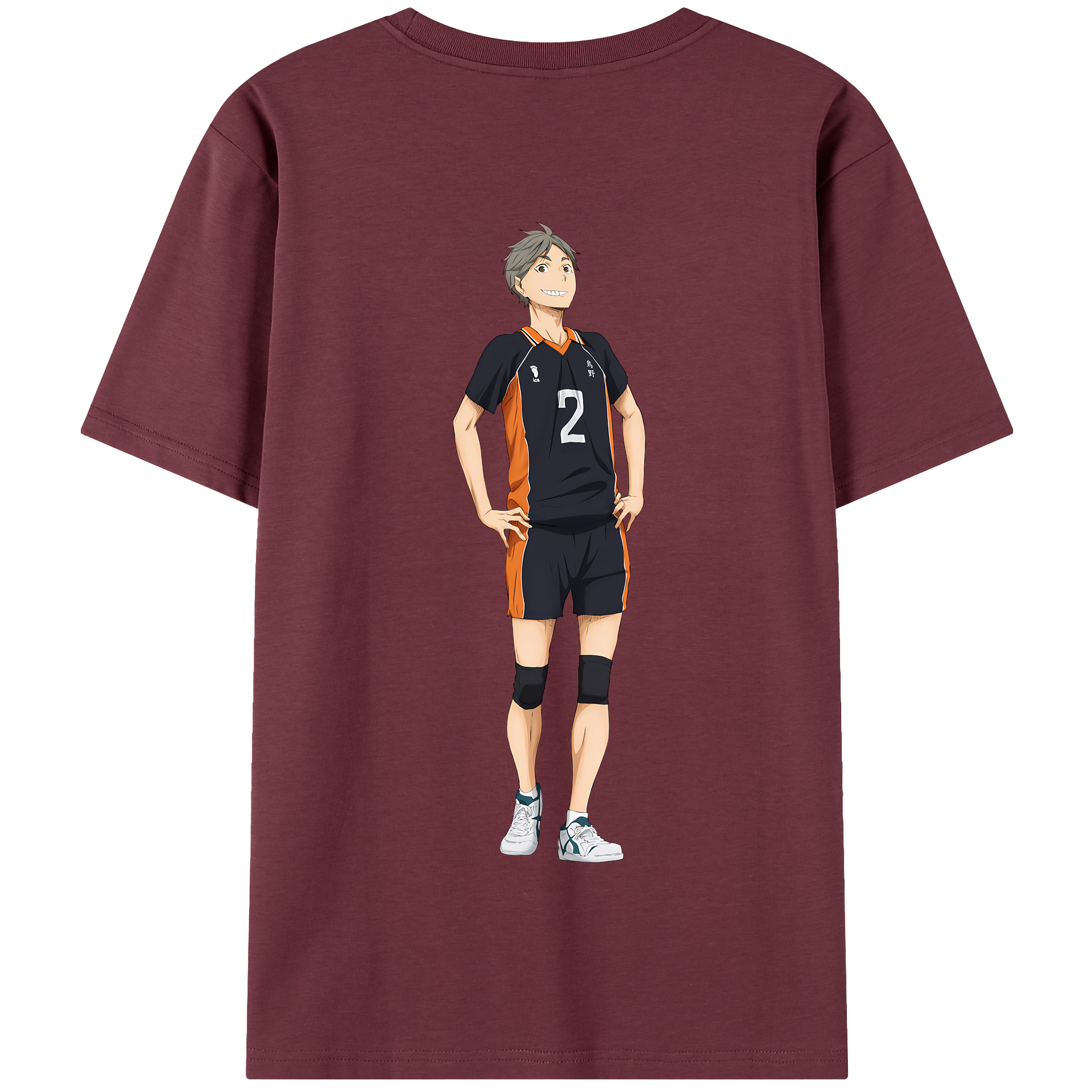 （画像用） ハイキュー!! Haikyu!! 綿100％半袖Tシャツ（背面プリント）